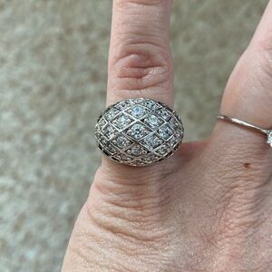 Silver Cz Ring